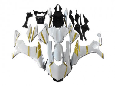2015-2019 Yamaha YZF R1 Motorcycle Fairings - White Gold Canada
