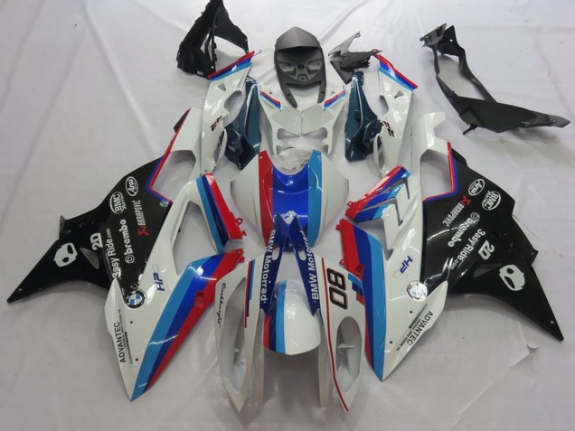 2015-2016 BMW S1000RR Motorcycle Fairings - White Red Blue Glossy Black Motorrad Canada