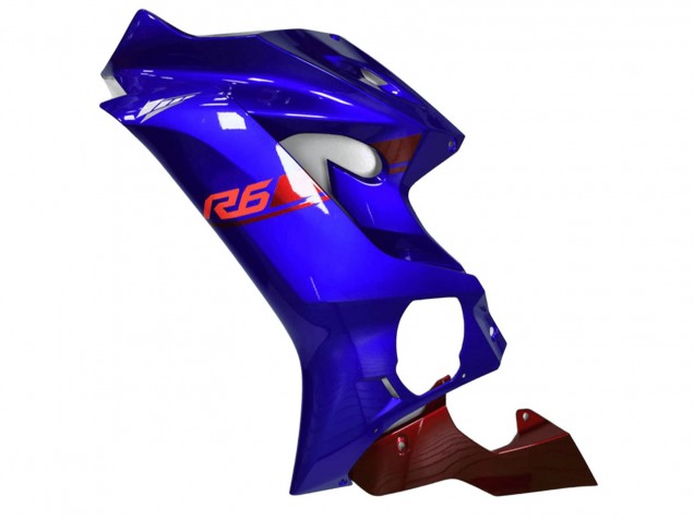 2017-2025 Yamaha YZF R6 Motorcycle Fairings - Blue Red Canada