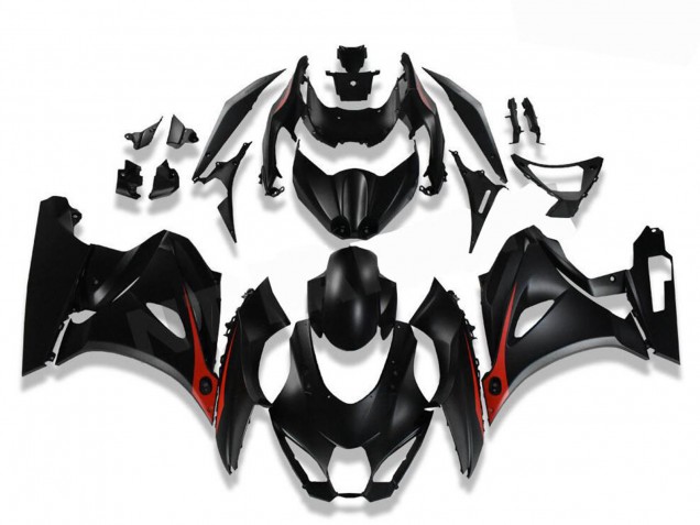 2017-2024 Suzuki GSXR 1000 Motorcycle Fairings - Black Red Canada