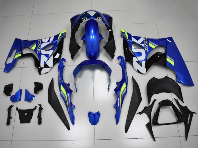 2017-2024 Suzuki GSXR 1000 Motorcycle Fairings - Blue White Green Canada