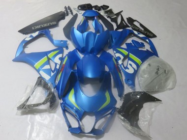 2017-2025 Suzuki GSXR 1000 Motorcycle Fairings - Blue Lime Green White Canada