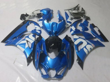 2017-2024 Suzuki GSXR 1000 Motorcycle Fairings - Blue White Black Canada