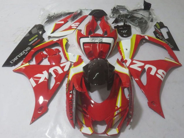 2017-2025 Suzuki GSXR 1000 Motorcycle Fairings - Red Yellow White Canada