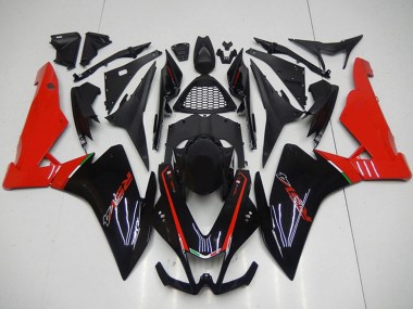 2009-2015 Aprilia RSV4 1000 Motorcycle Fairings - Black Red Canada