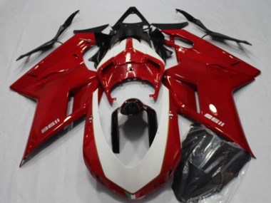 2007-2014 Ducati 1198 Motorcycle Fairings - Red Canada