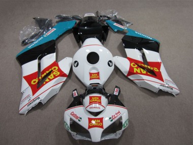 2004-2005 Honda CBR1000RR Motorcycle Fairings - White Red Blue Glossy Black Yellow San Carlo Castrol Canada