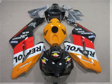 2004-2005 Honda CBR1000RR Motorcycle Fairings Kits - Orange White Red Glossy Black Repsol Canada