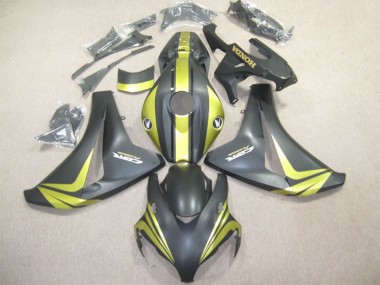 2008-2011 Honda CBR1000RR Motorcycle Fairings - Yellow Matte Black Canada