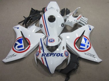 2008-2011 Honda CBR1000RR Motorcycle Fairings - White Red Blue Repsol Canada
