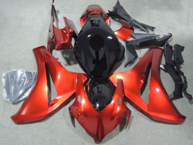 2008-2011 Honda CBR1000RR Motorcycle Fairings Kits - Red Glossy Black Canada