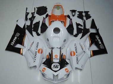 2012-2016 Honda CBR1000RR Motorcycle Fairings - White Orange Glossy Black Konica Minolta 56 Canada