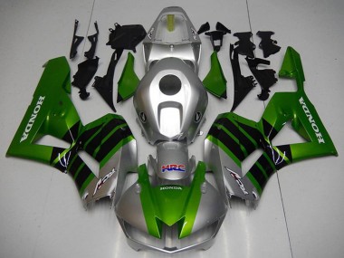 2012-2016 Honda CBR1000RR Motorcycle Fairings - Silver Green Glossy Black HRC Canada