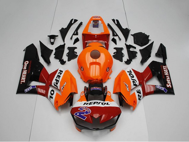 2012-2016 Honda CBR1000RR Motorcycle Fairings - Orange White Red Glossy Black Repsol 2 Canada