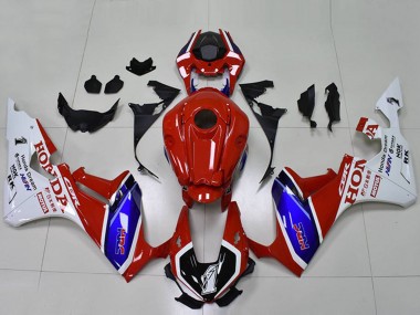2017-2024 Honda CBR1000RR Motorcycle Fairing - White Red Blue Black HRC Canada