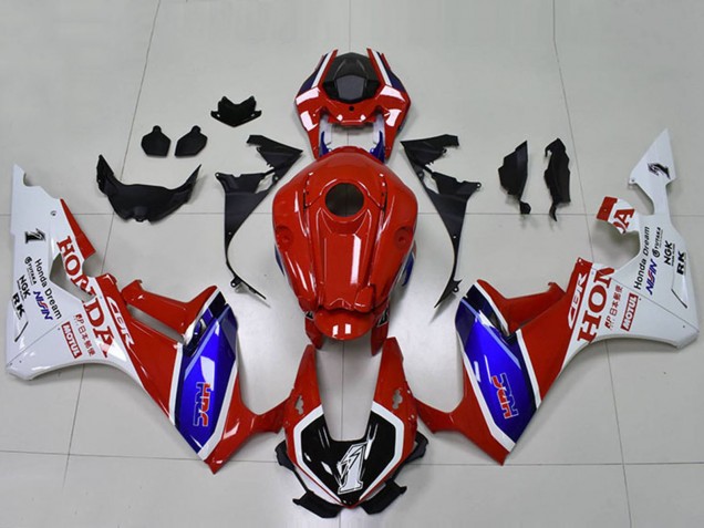 2017-2024 Honda CBR1000RR Motorcycle Fairing - White Red Blue Black HRC Canada