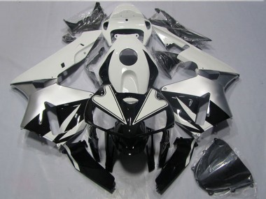 2005-2006 Honda CBR600RR Motorcycle Fairings Kits - White Black Canada