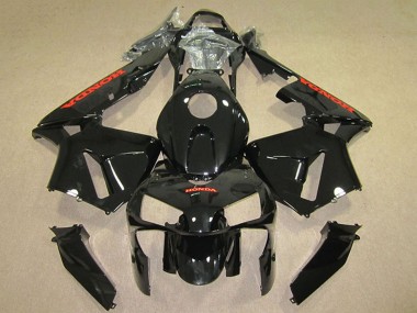 2005-2006 Honda CBR600RR Motorcycle Fairings - Glossy Black Red Canada