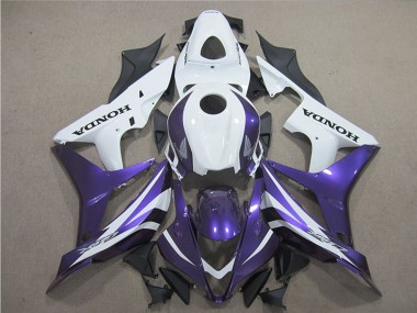 2007-2008 Honda CBR600RR Motorcycle Fairings - White Purple Canada