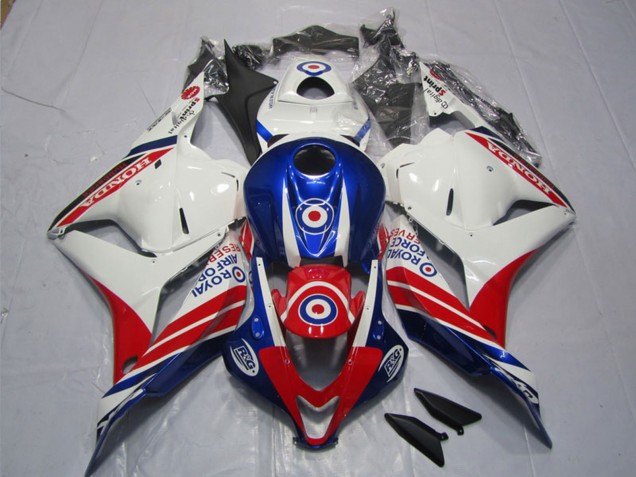 2009-2012 Honda CBR600RR Motorcycle Fairings - White Blue Red Canada