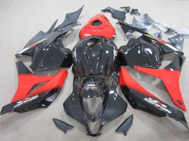 2009-2012 Honda CBR600RR Bike Fairings - Red Glossy Black Canada