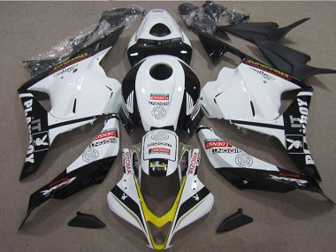 2009-2012 Honda CBR600RR Motorcycle Fairings - White Yellow Glossy Black Rizoma Playboy Canada