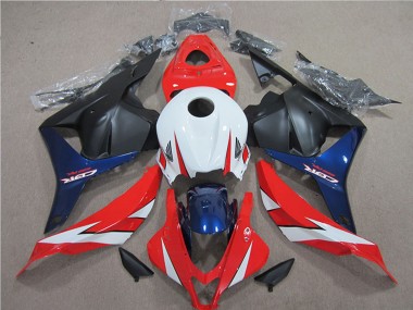 2009-2012 Honda CBR600RR Motorcycle Fairing - White Red Blue Matte Black Canada