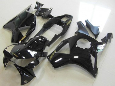 2002-2003 Honda CBR900RR 954 Motorcycle Fairings - Glossy Black Gold Decal Canada