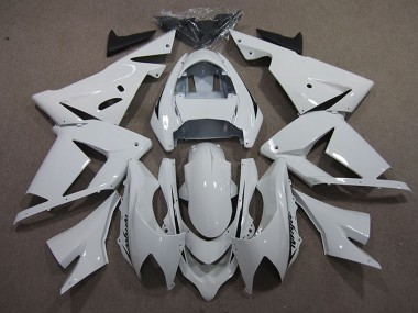 2004-2005 Kawasaki ZX10R Motorcycle Fairings - White Black Decal Canada