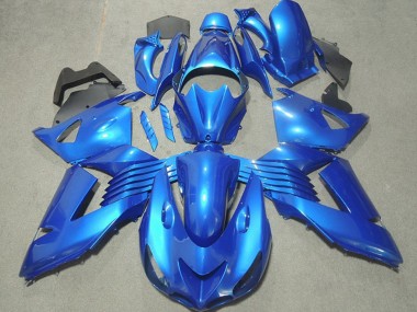 2006-2011 Kawasaki ZX14R ZZR1400 Motorcycle Fairings - Blue Canada