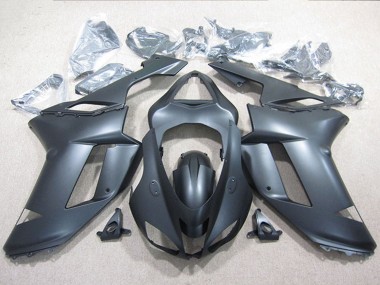 2007-2008 Kawasaki ZX6R Bike Fairings - Black Canada