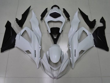 2013-2018 Kawasaki ZX6R Motorcycle Fairings - White Black 636 Canada