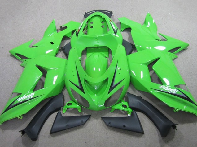 2013-2018 Kawasaki ZX6R Motorcycle Fairings - Green Canada