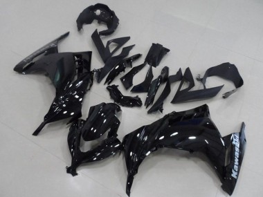 2013-2018 Kawasaki ZX300R Motorcycle Fairing - Glossy Black Canada