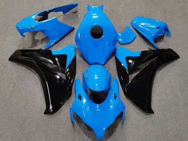 2008-2011 Honda CBR1000RR Motorcycle Fairings - Baby Blue Glossy Black Canada