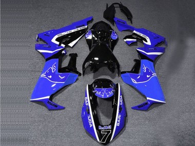 2017-2024 Honda CBR1000RR Motorcycle Fairings - Blue White Glossy Black Bull Canada