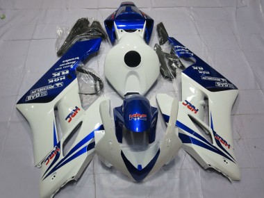 2004-2005 Honda CBR1000RR Motorcycle Fairings - White Blue HRC Canada