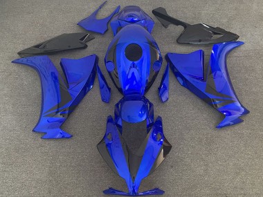 2012-2016 Honda CBR1000RR Motorcycle Fairing Kits - Blue Glossy Black Canada