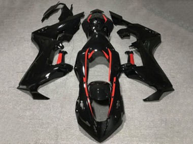 2017-2024 Honda CBR1000RR Motorcycle Fairings - Glossy Black with Red Lining Canada
