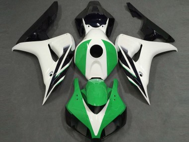 2006-2007 Honda CBR1000RR Motorcycle Fairings - White Green Glossy Black Canada