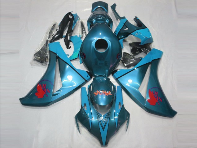 2008-2011 Honda CBR1000RR Motorcycle Fairings - Teal Blue Red Canada