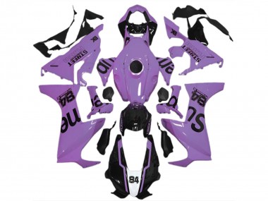 2017-2024 Honda CBR1000RR Motorcycle Fairings - Milky Purple Glossy Black Street Flava Canada