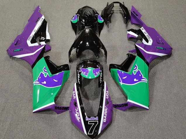2017-2024 Honda CBR1000RR Motorcycle Fairings - Purple Green Glossy Black Red Bull Canada
