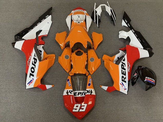 2017-2024 Honda CBR1000RR Motorcycle Fairings - White Orange Red Black Racing Repsol 93 Canada