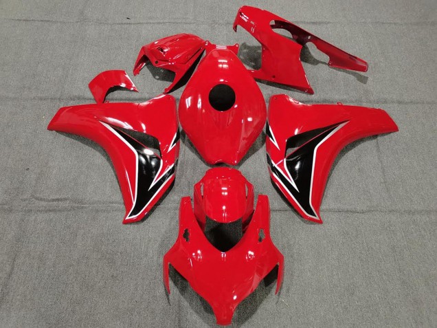 2008-2011 Honda CBR1000RR Motorcycle Fairings - Red Glossy Black OEM Style Canada