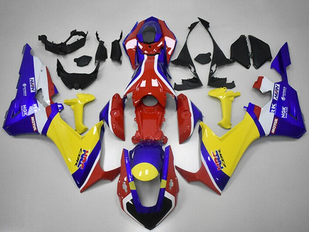 2017-2024 Honda CBR1000RR Motorcycle Fairings - White Red Blue Yellow HRC Canada