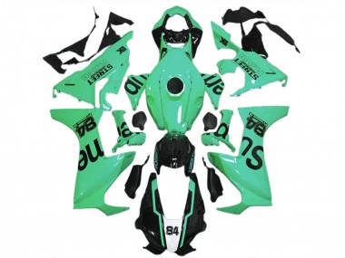 2017-2024 Honda CBR1000RR Motorcycle Fairings - Special Green Glossy Black Street Flava Canada