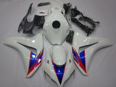 2008-2011 Honda CBR1000RR Motorcycle Fairings - White Blue Red Canada