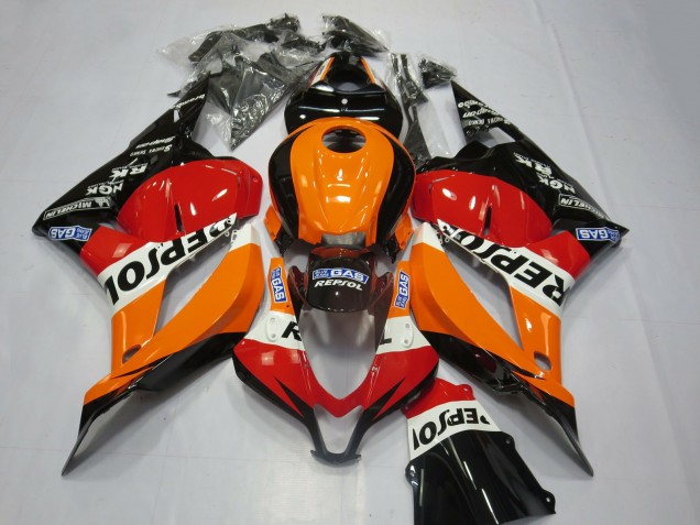 2009-2012 Honda CBR600RR Motorcycle Fairing Kits - Orange White Red Glossy Black Repsol Canada