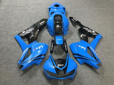 2013-2023 Honda CBR600RR Motorcycle Fairings - Blue Glossy Black Canada